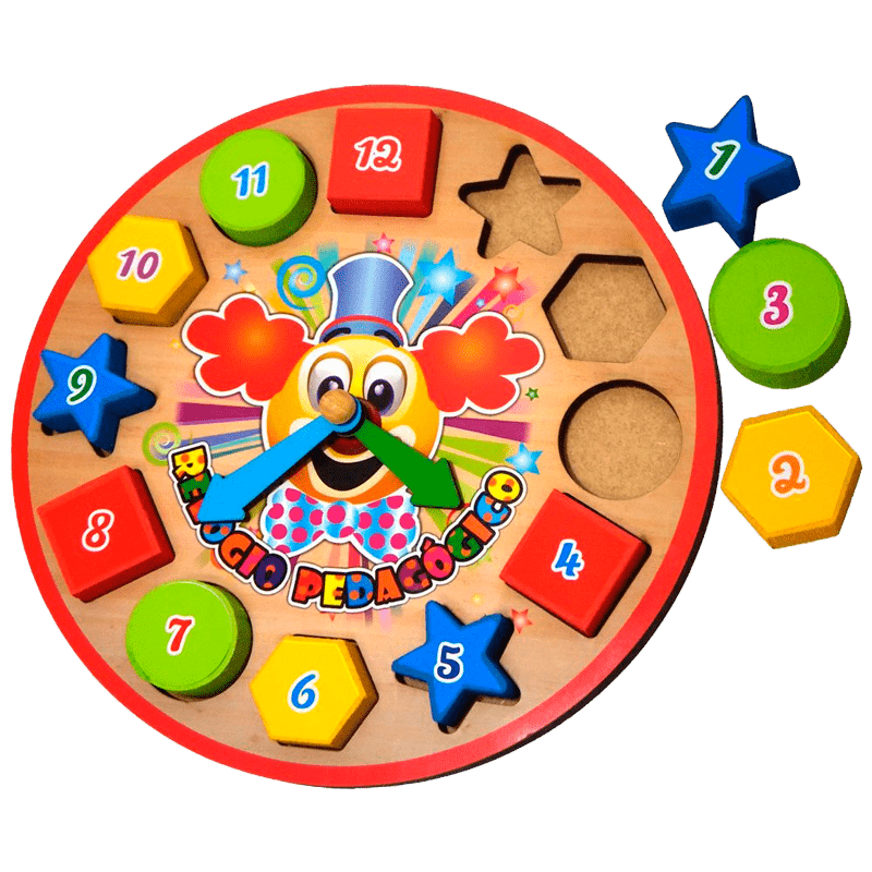 Relógio Pedagógico | Educativos e Pedagógicos | Maninho Brinquedos