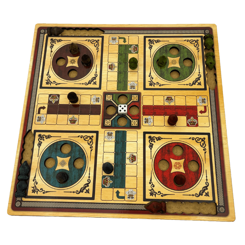 Brinquedo clássico de jogo de tabuleiro de dados de 4 jogadores