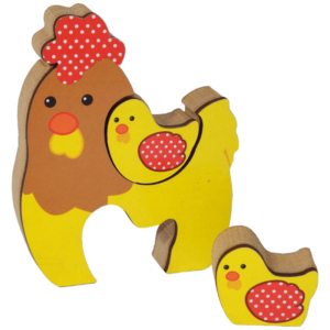 Quebra-Cabeça Zoo Galinha