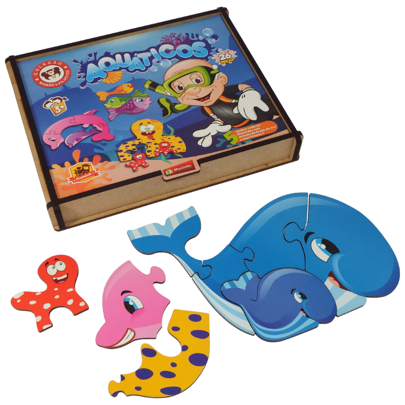 Coleção Mamãe Filhotes Aquáticos